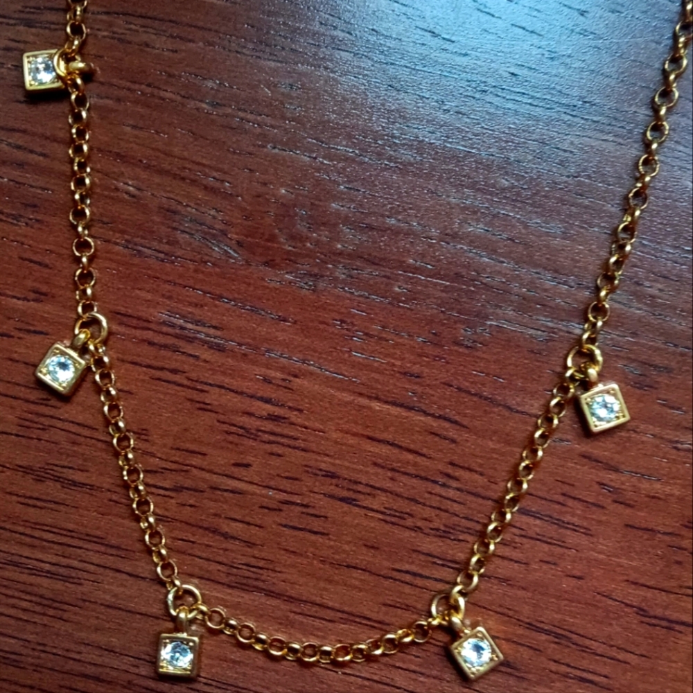Brighton Meridian Zenith Station Necklace in gold NWOT